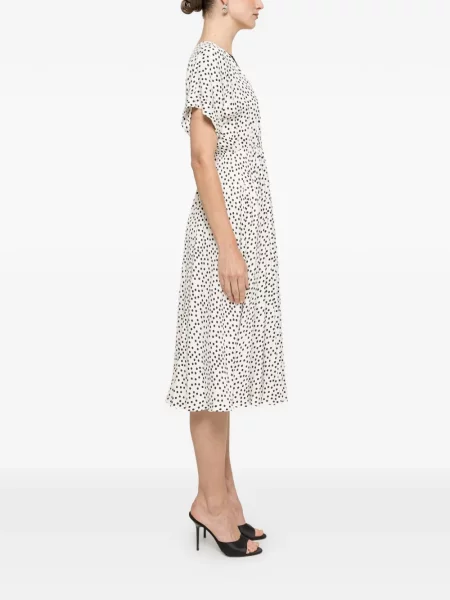 Rochie midi Nissa cu buline alb