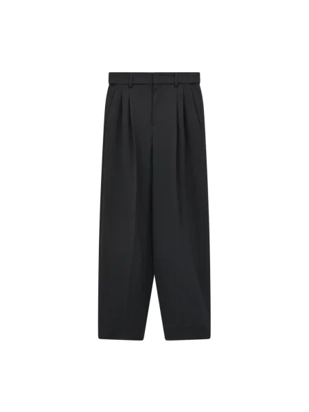 Szerokie spodnie Rossi czarne