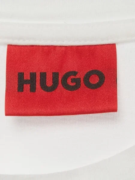 Tricou Boss Green Hugo Boss cu imagine alb