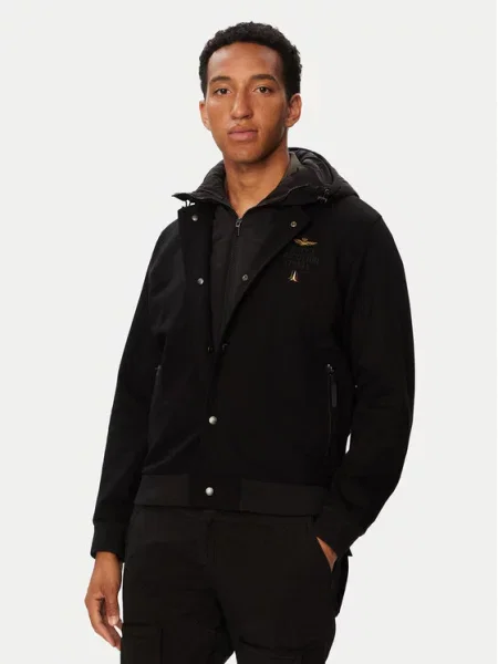 Aeronautica Militare Geacă bomber negru