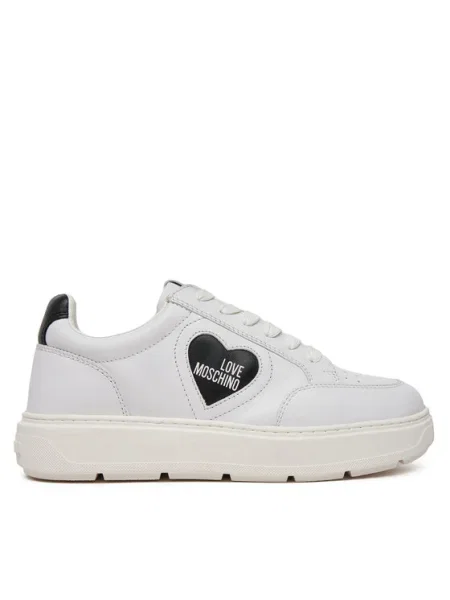 LOVE MOSCHINO Сникърси бял