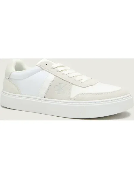 Sneakers Calvin Klein Classic Cups Lace Mix Emb Tongue alb