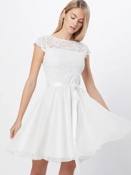 SWING Rochie de cocktail alb