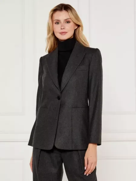 Armani Exchange Sacou cu adaos de lână gri