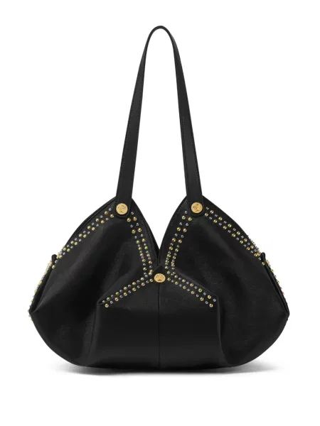 Geanta de piele Versace din piele negru