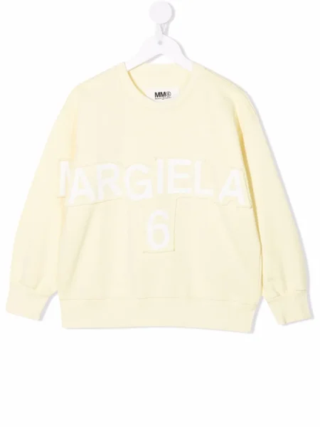 Sweter dziecięcy Mm6 Maison Margiela żółty