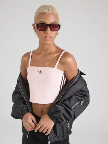 ADIDAS ORIGINALS Top temno rjava roza