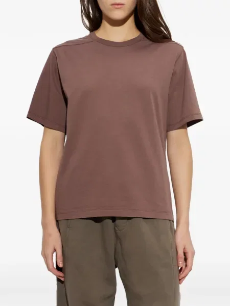 Tricou Rick Owens cu decolteu rotund maro