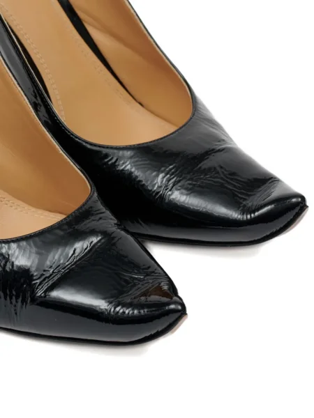 Pantofi cu toc Maison Margiela slingback negru