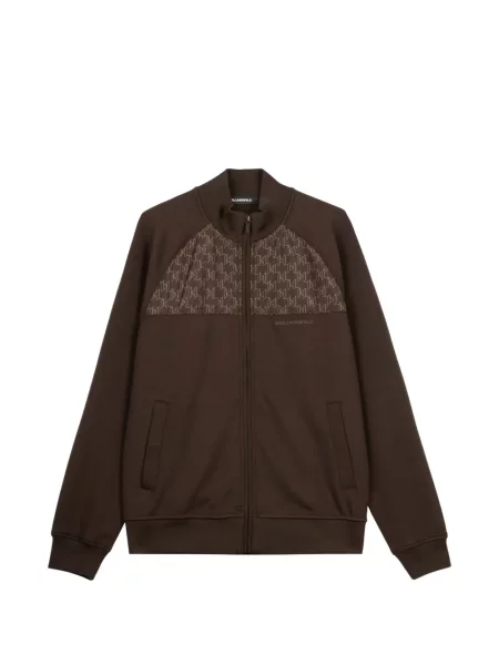 Geacă Karl Lagerfeld cu autograf maro