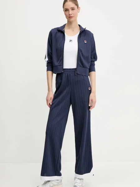 Спортивні штани Fila Lorce однотонні синій