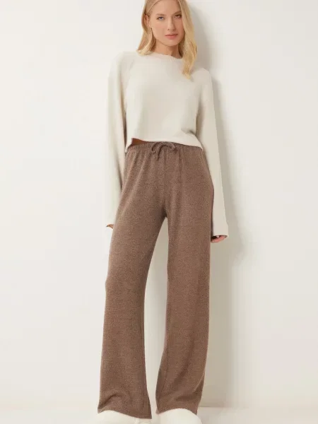 Happiness İstanbul Pantaloni caramel maro