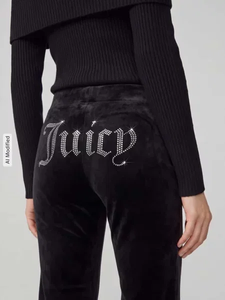 Spodnie dresowe Juicy Couture czarne