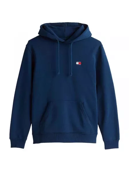Majica s kapuljačom Tommy Jeans plava