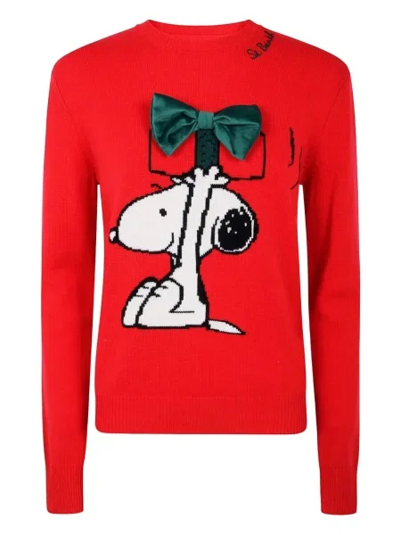 Pulover Mc2 Saint Barth cu funde roșu