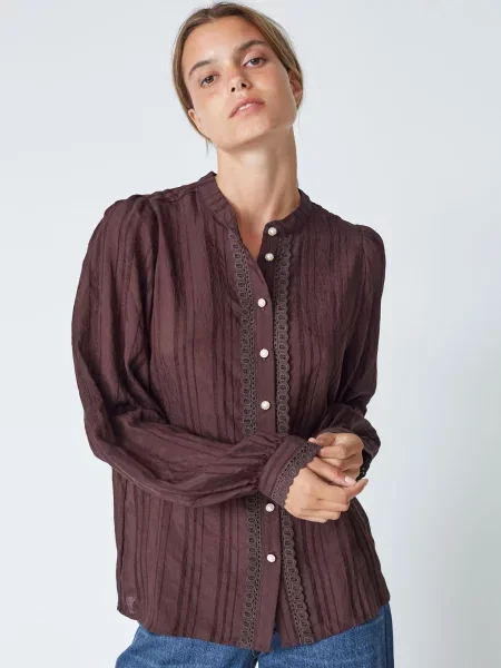 Co'couture Bluză Kesi' maro