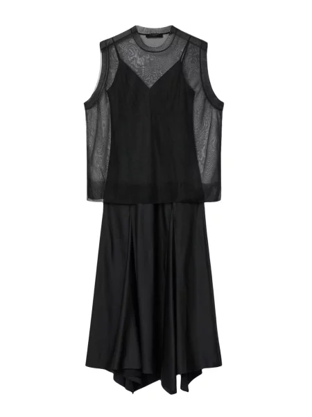 AllSaints rochie cu o bluză AVA negru