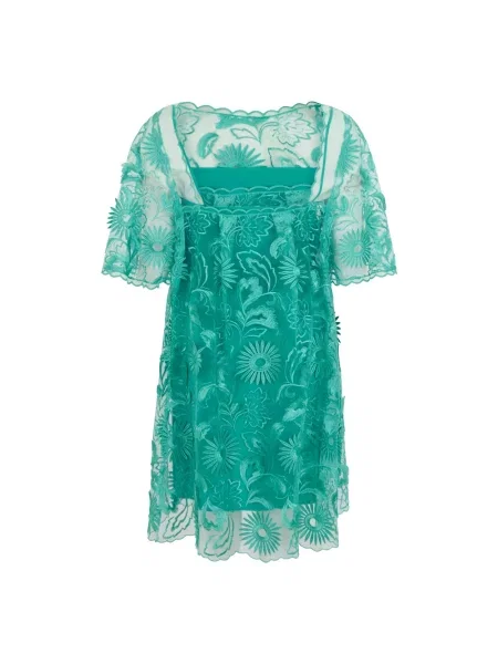 Sukienka Alberta Ferretti niebieska