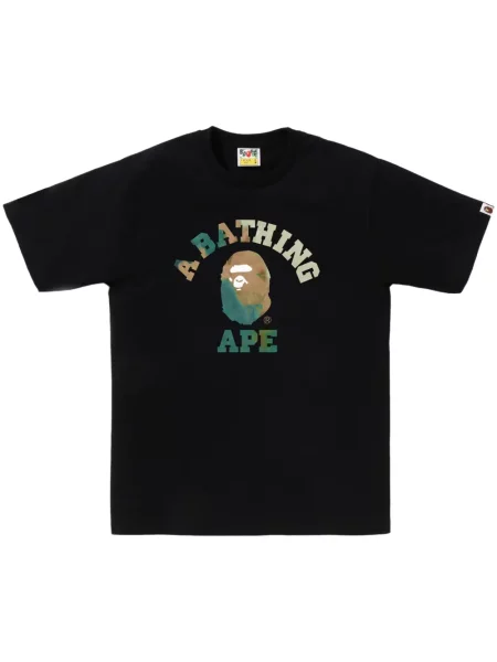 Tricou A Bathing Ape® cu imagine negru
