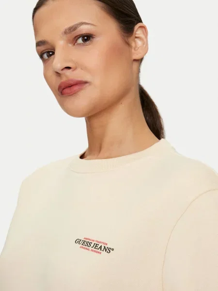 Світшот Guess Jeans білий