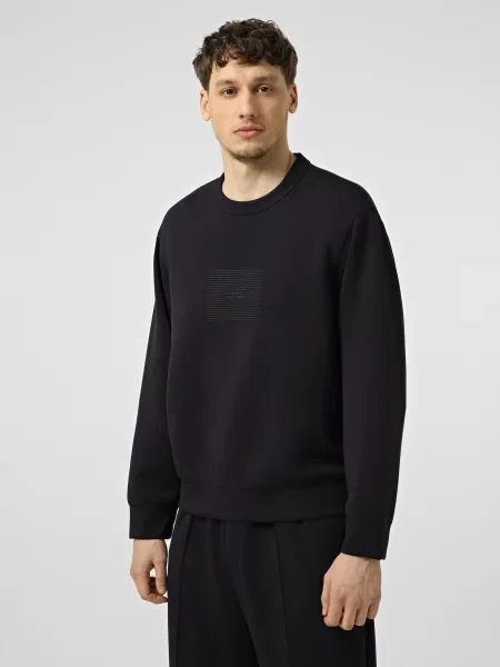 Свитшот Armani Exchange из модала синий