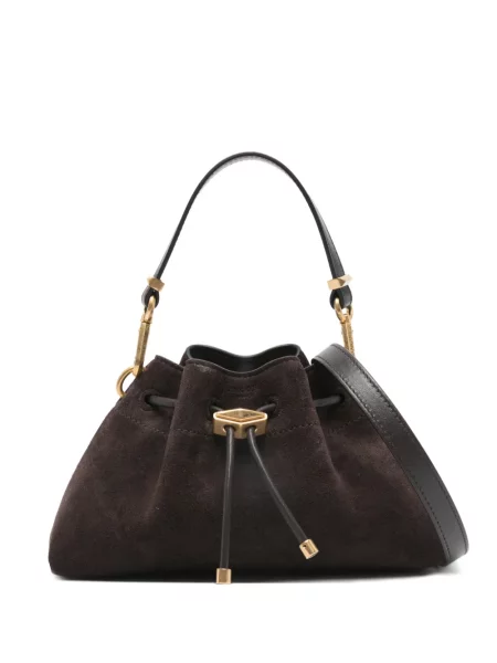 Mała torebka Jimmy Choo brązowa