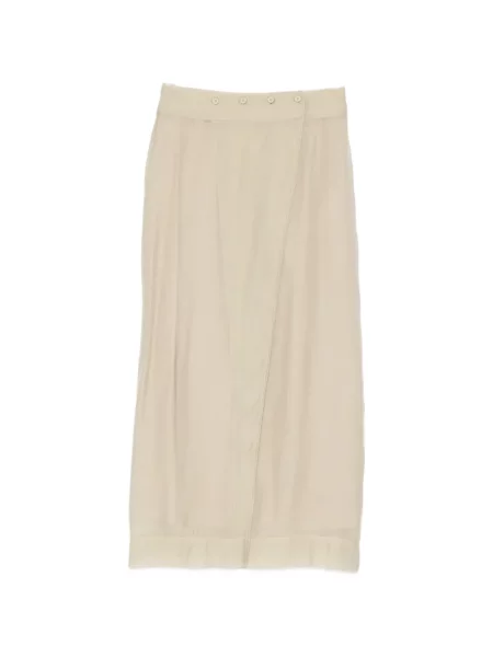 Spódnica midi Su kopertowa zielona