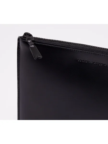 Portfel Comme Des Garcons Wallets skórzany czarny
