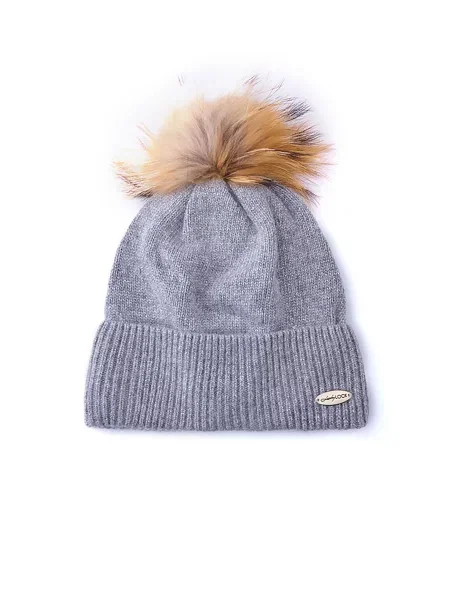LuckyLOOK Шапка Вовна/акрил сірий