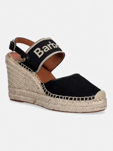 Barbour espadrile Lyndhurst črna