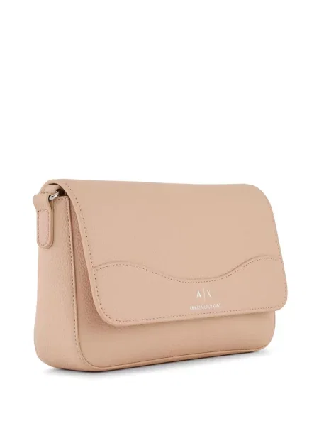 Crossbody torbica Armani Exchange s autogramom
