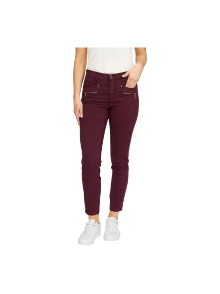 Jeansy 2-biz casual czerwone