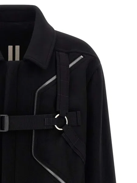 Παλτό Rick Owens μαύρο