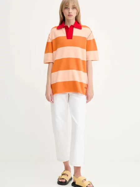 Поло Sunnei оранжевое
