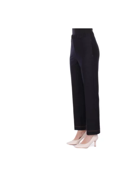 Spodnie Max Mara niebieskie