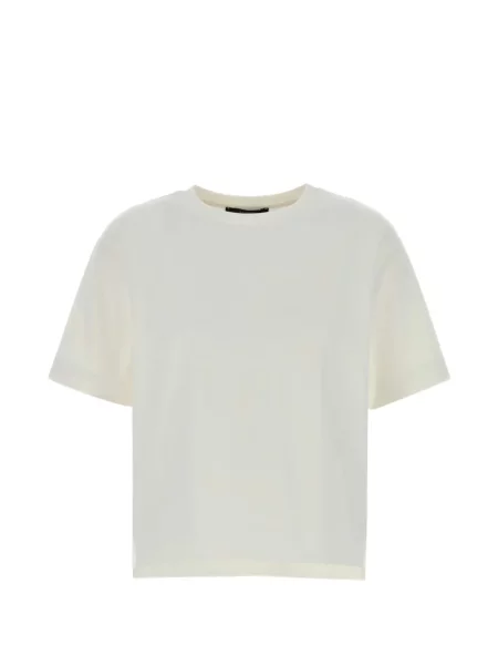 Tricou Weekend Max Mara cu decolteu rotund alb