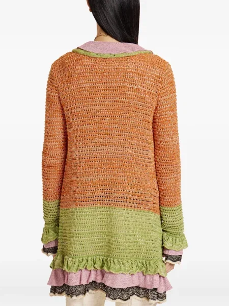 Cardigan La Doublej portocaliu