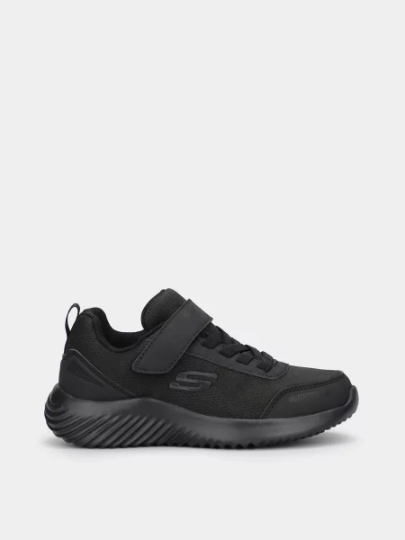 Дитячі Кросівки повсякденні Skechers BOUNDER штучна шкіра/текстиль чорний