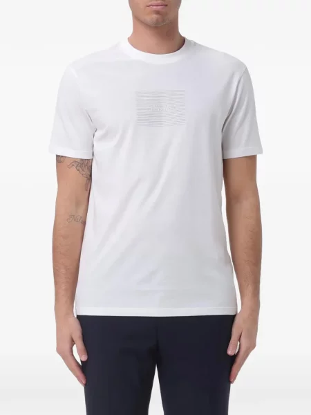 Μπλούζα Armani Exchange με σχέδιο λευκό