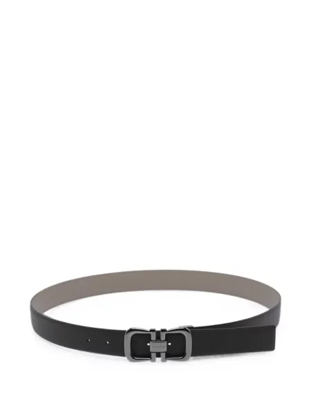 Cu centură curea Ferragamo cu cataramă negru