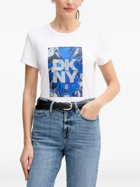 Tricou Dkny alb