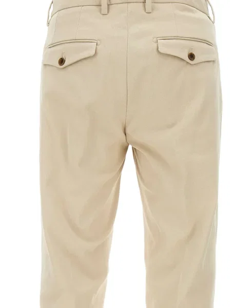Pantaloni chino Myths plisate