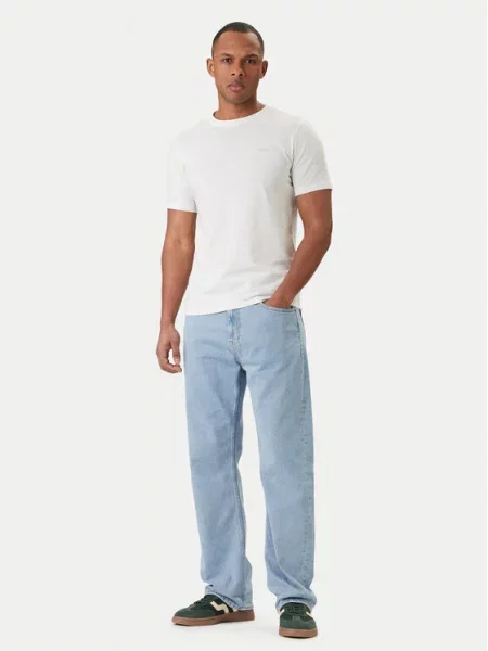 JOOP! Jeans Marškinėliai Alphis Écru Modern Fit