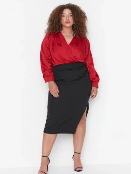 Fustă Trendyol negru