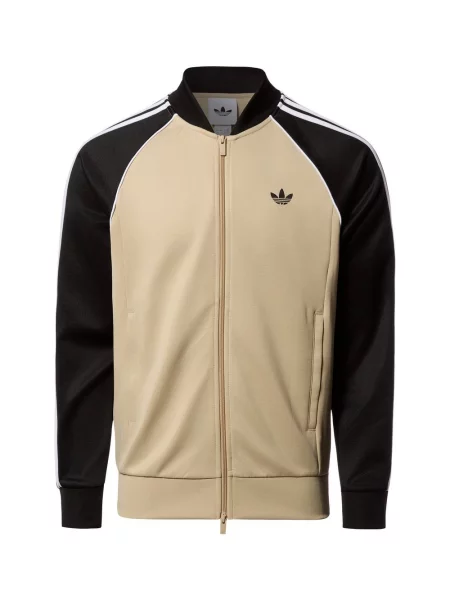 Adidas Originals kurtka treningowa Stokha Mężczyźni dresowy beżowy|czarny wzorzysty M czarna