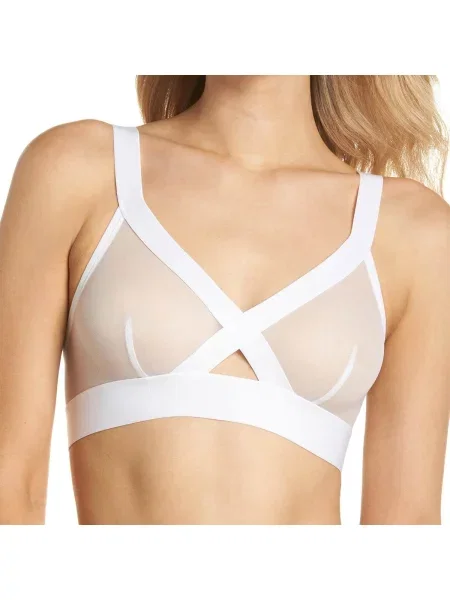 Мягкий бюстгальтер без косточек білий