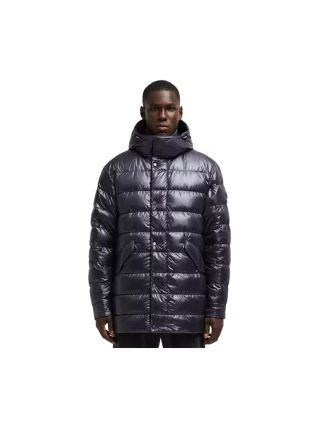 Płaszcz Moncler niebieski
