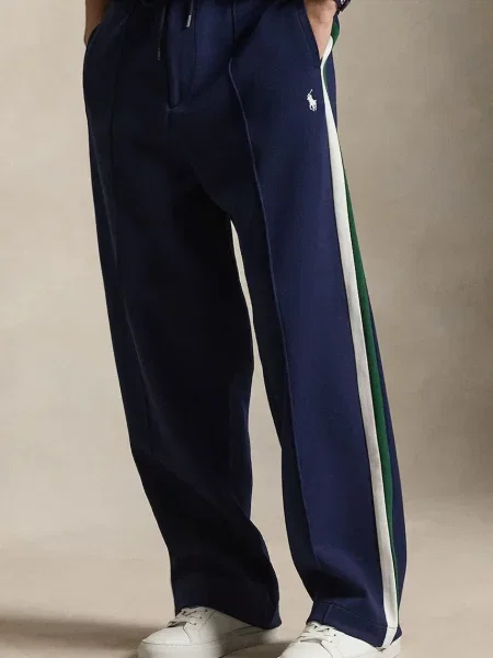 Polo Ralph Lauren spodnie dresowe z bawełną niebieskie