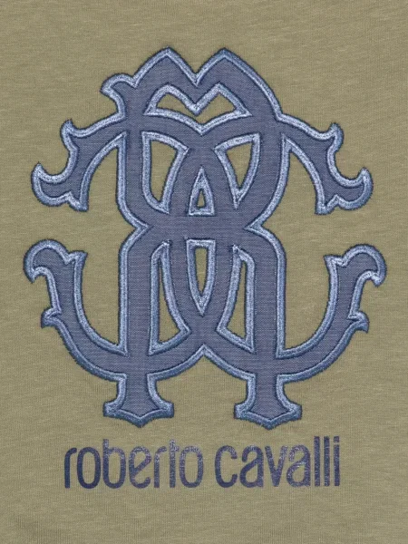 Koszulka dziecięca Roberto Cavalli zielona