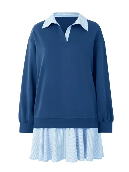 Imily Bela Rochie bleumarin / deschis albastru